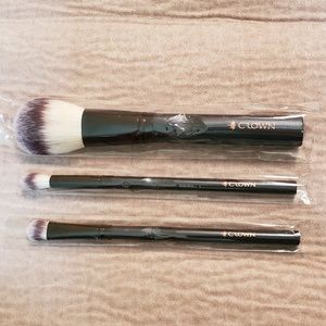 Crown Makeup Brushes - Set of 3